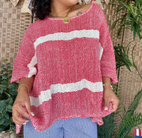 Pol - Stripe Stargazer Top