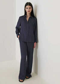 Patrick Assaraf - Silk Boyfriend Pocket Shirt