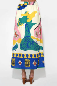 Adelyn Rae - Annie Print Skirt