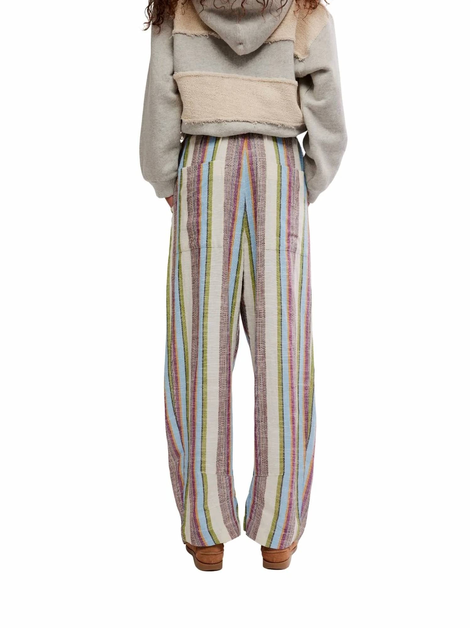 Free People - Chambers Laid Back Stripe Pull-on Pants