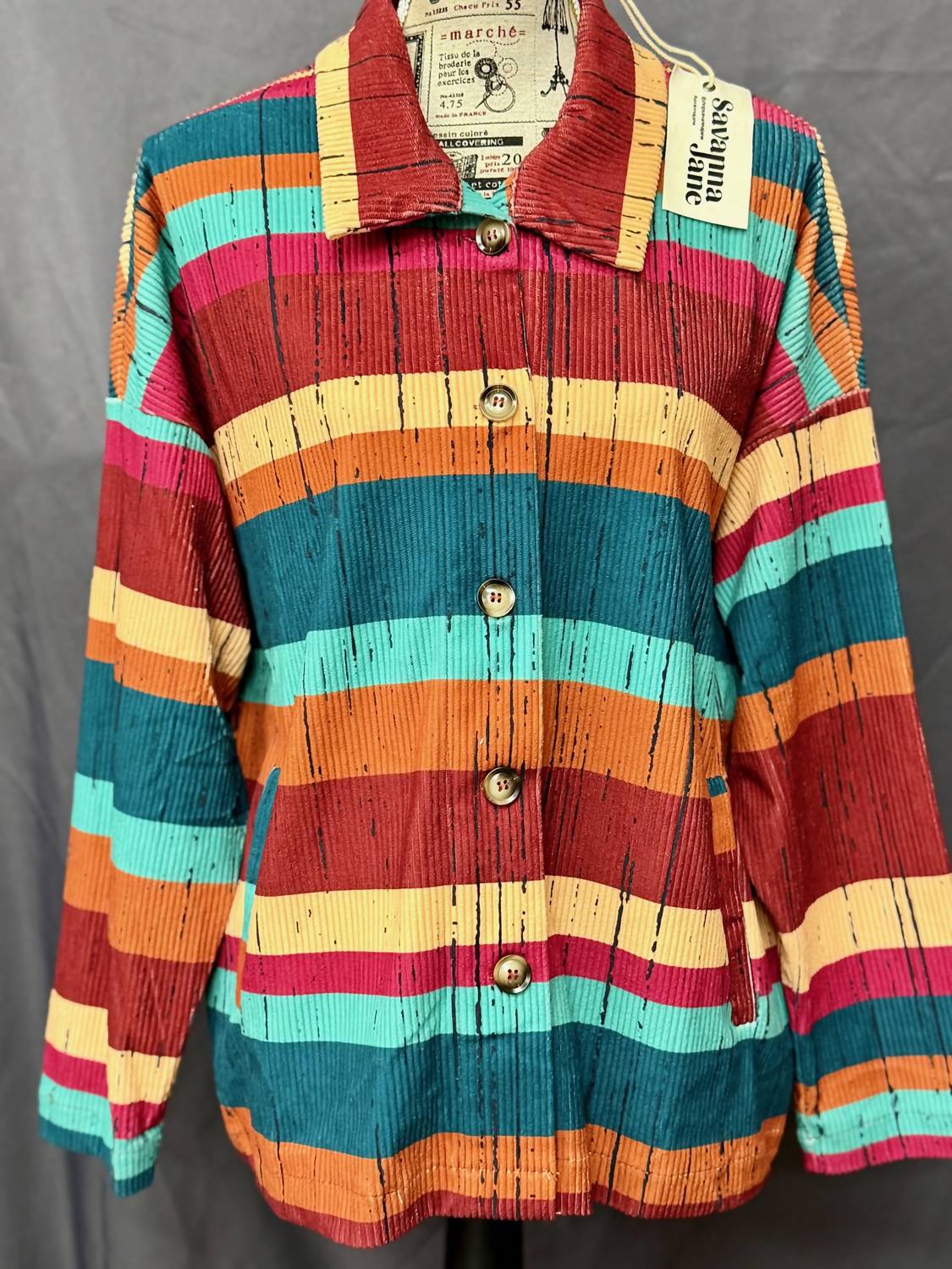 Savannah Jane - Women's Button Down Corduroy Shacket