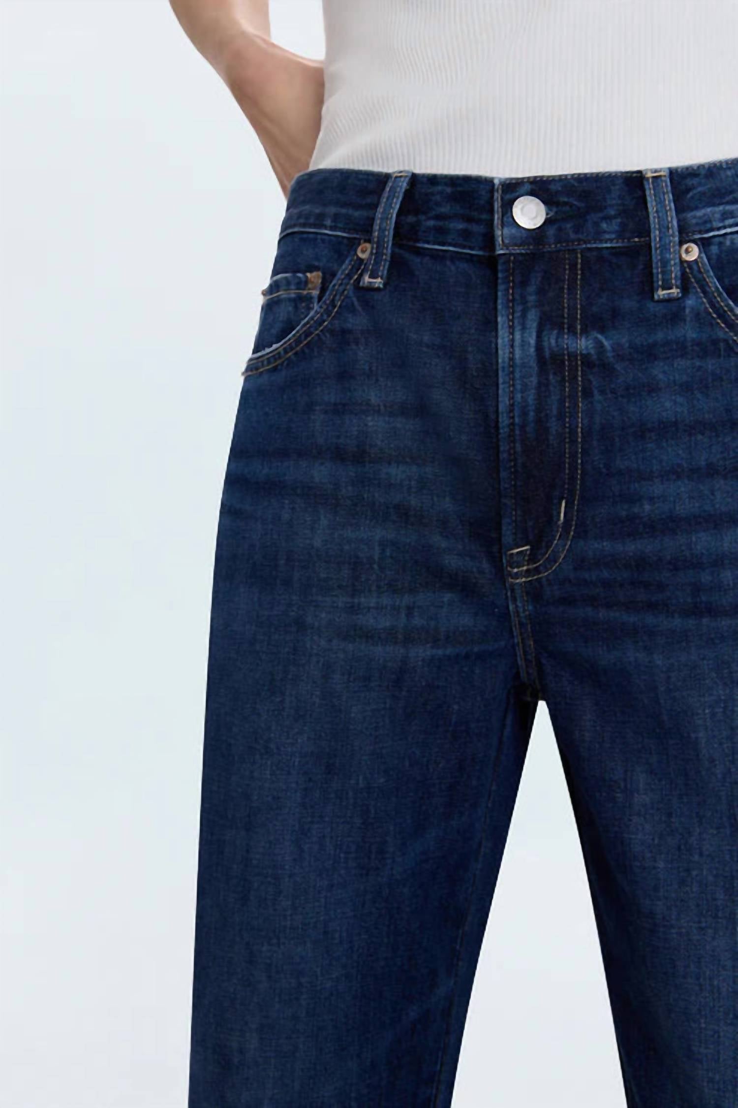 Pistola - Kacey Mid Rise Cropped Jeans