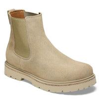 BIRKENSTOCK Women's Highwood Slip On Suede Boots in taupe - women's shoe