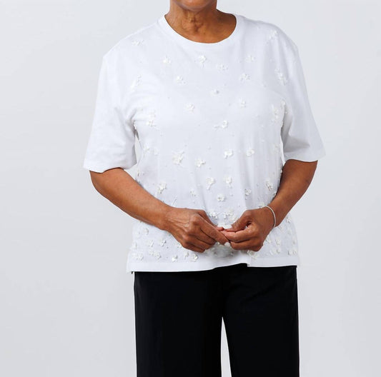 Vilagallo - Flores Bordado Top