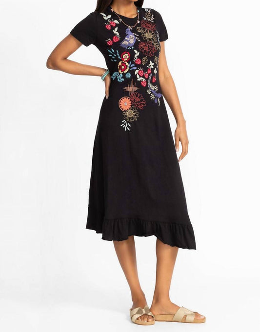 Johnny Was - Cora Asymmetric Ruffle Flounce Dress