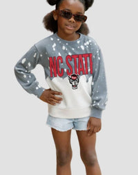 Gameday Couture - North Carolina State Wolfpack Faded Crewneck Sweater