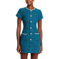Likely - Alani Embellished Tweed Mini Dress