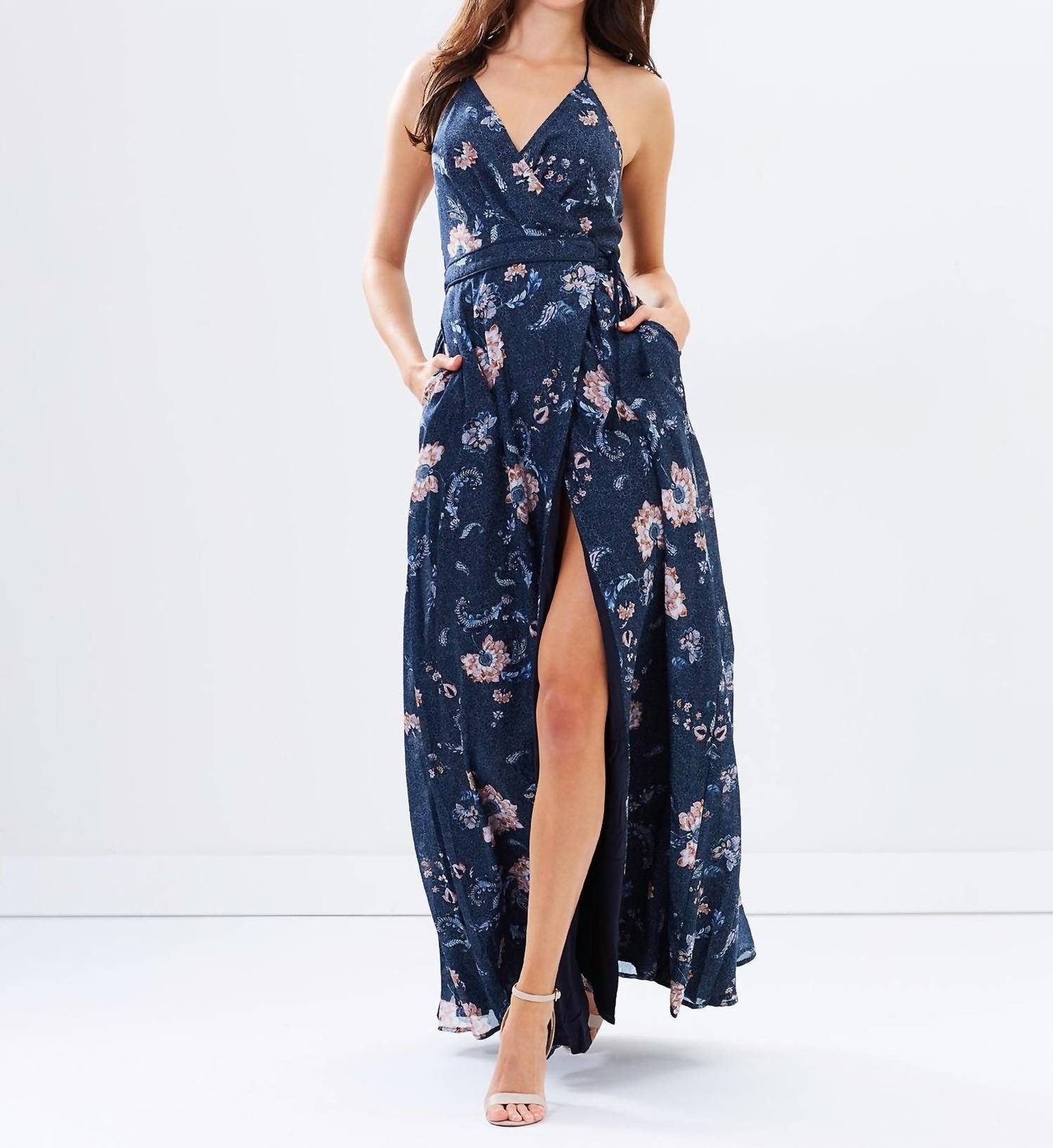 IMAN FLORAL MAXI DRESS