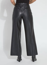 Lysse - Wren High Waist Wide Leg Vegan Leather Pant