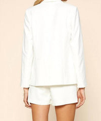 Skies Are Blue - Welt Pocket Blazer