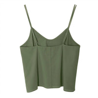 XIRENA Women's Tara Top in green army - women's shirt - alternate view