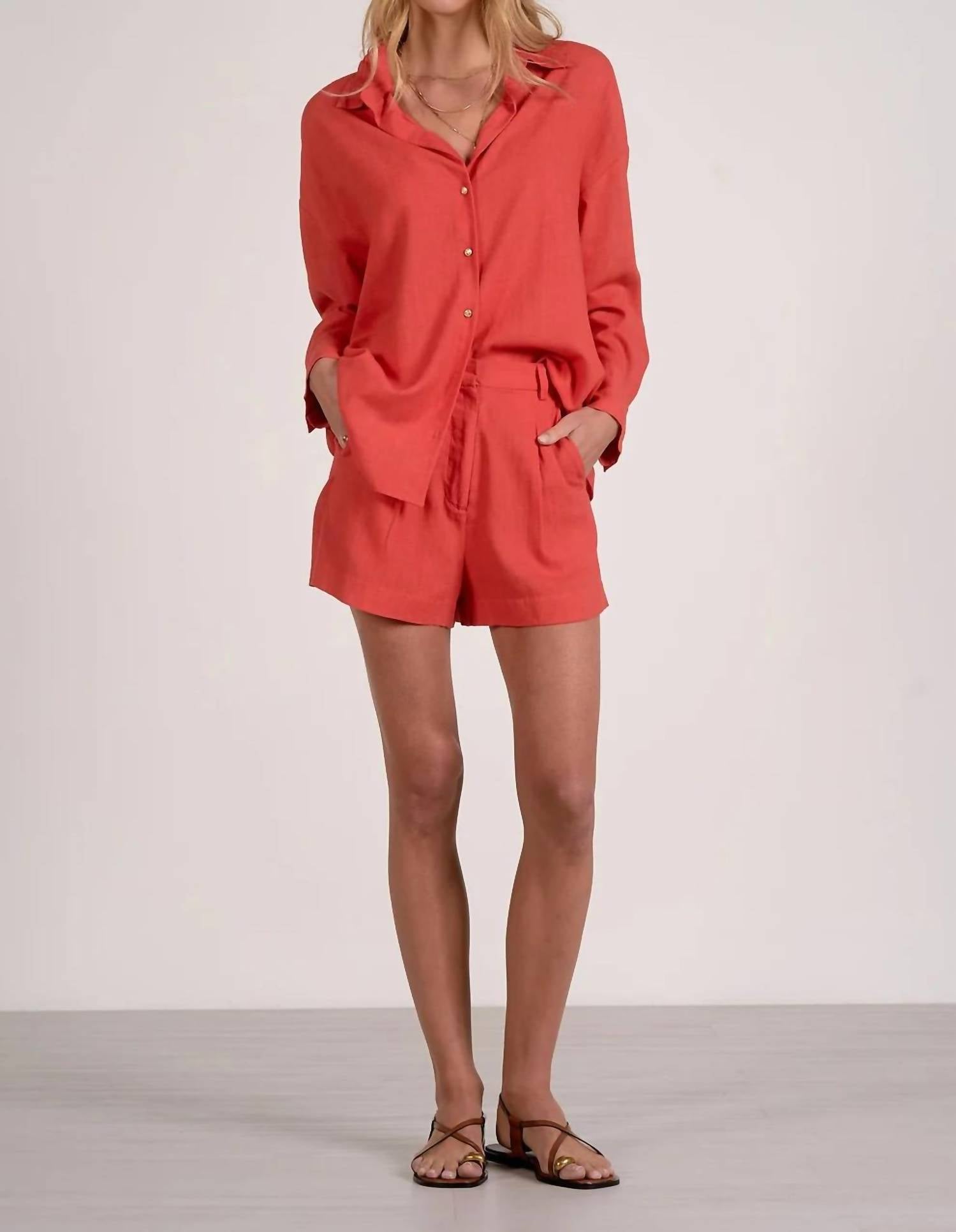 Elan - Button Down Blouse