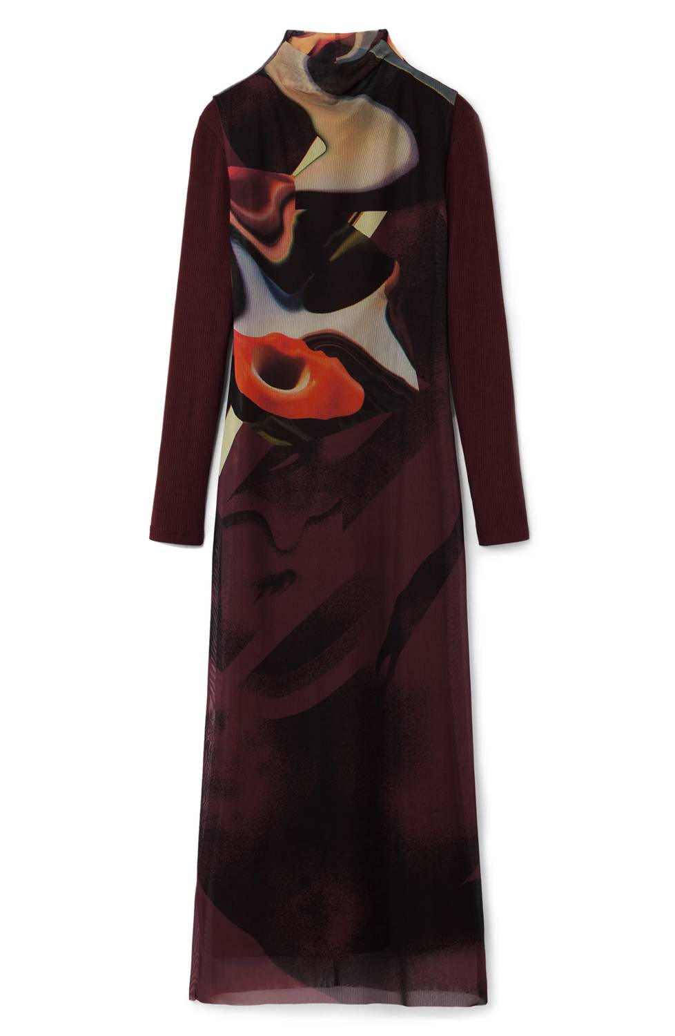 Desigual - Lincoln Long Sleeve Rib Bodycon Dress