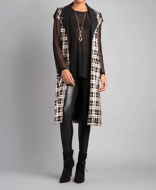 Berek - Plaid Foil Vest