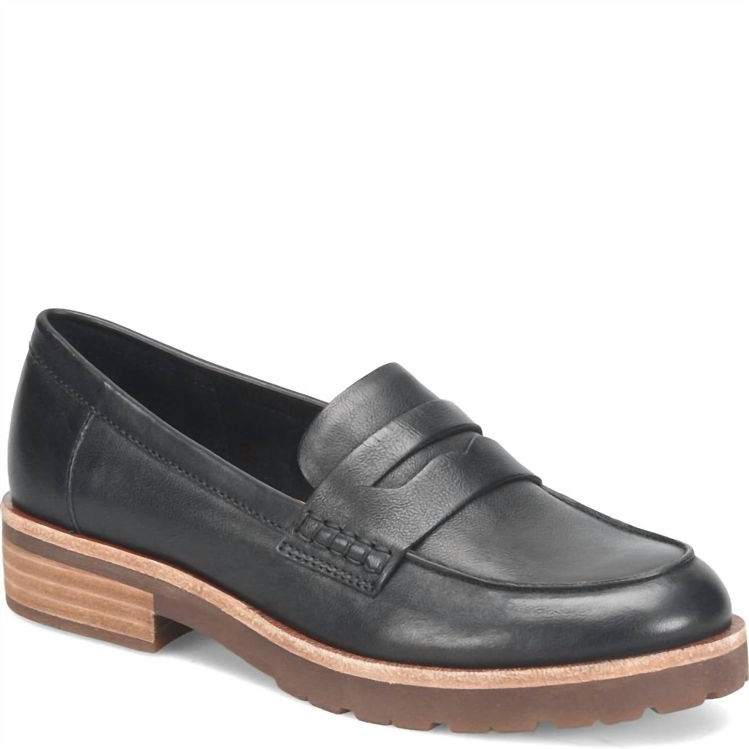 KORK-EASE Women's Carlisle Loafer in black - women's flats