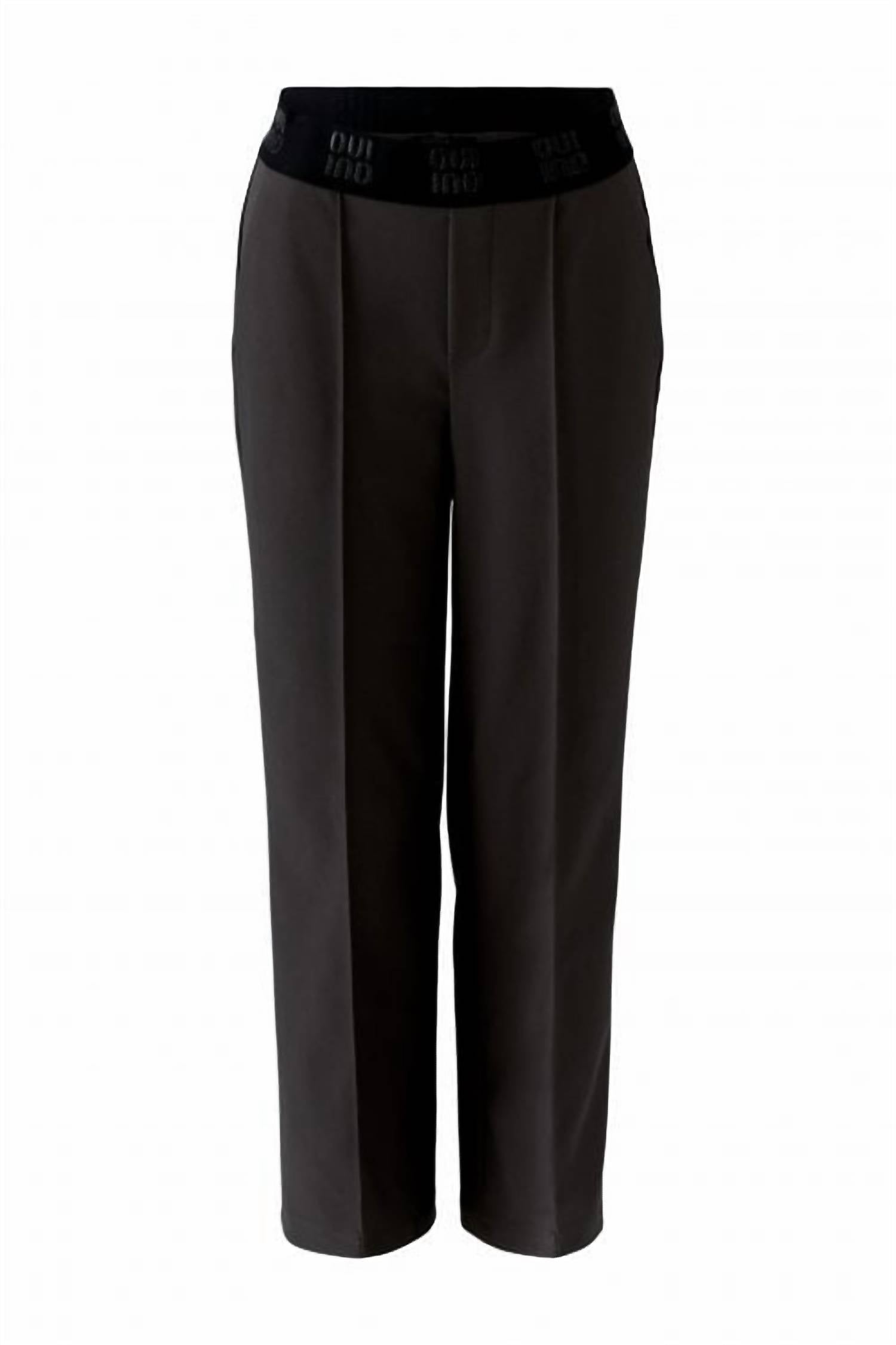 Oui - Seamed Pull On Pant