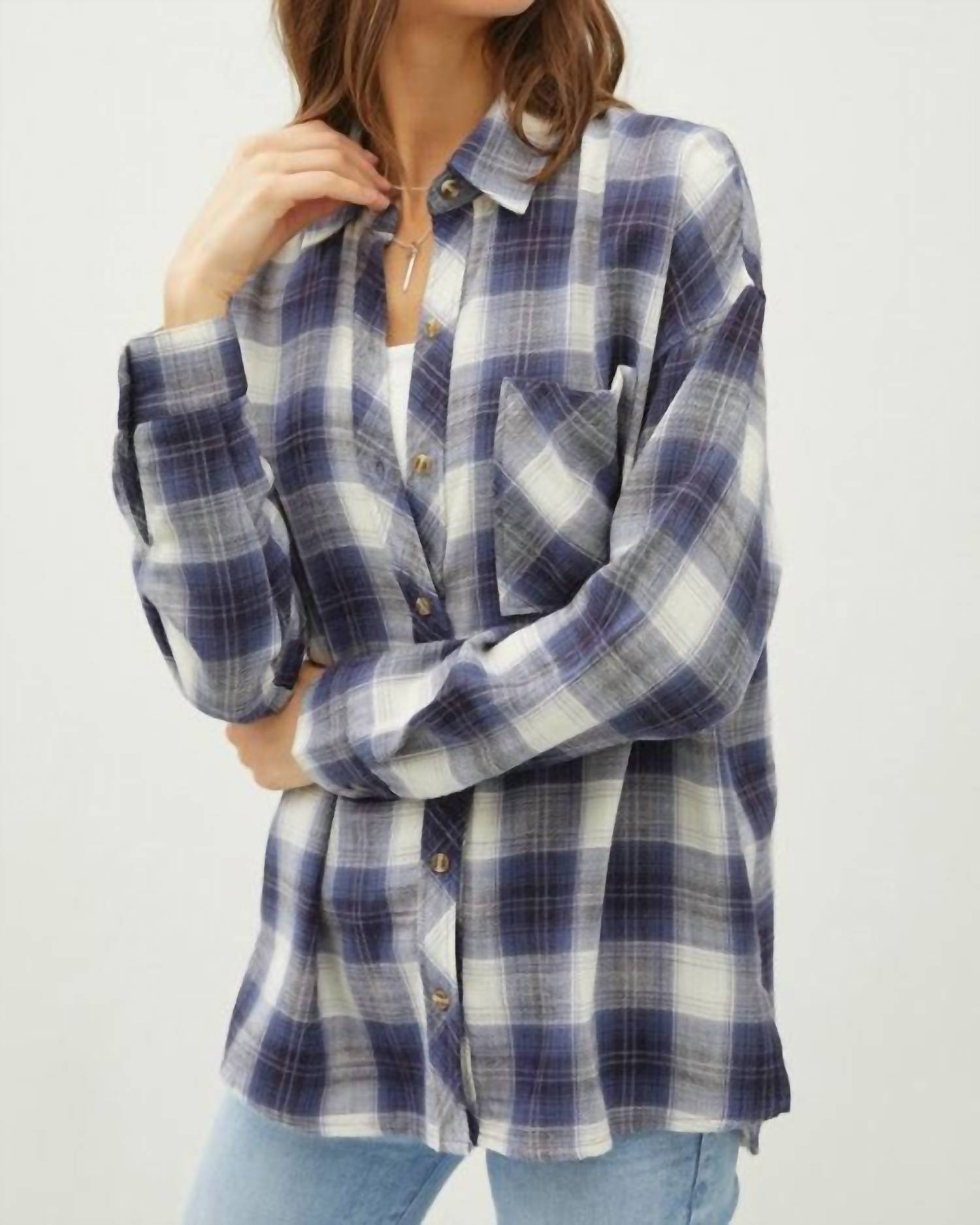 Be Cool - Oversized Ultra Soft Flannel Shirt