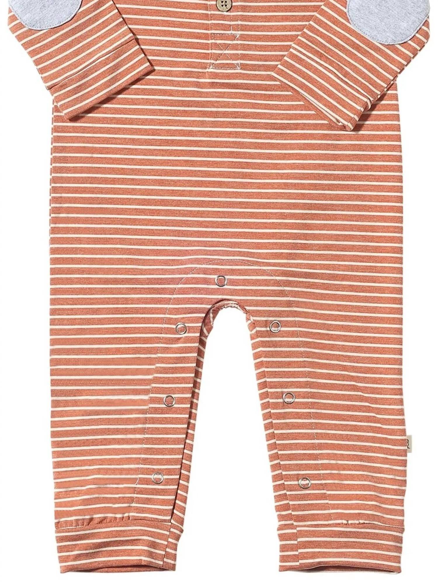 Me & Henry - Boy's Niota Henley Romper