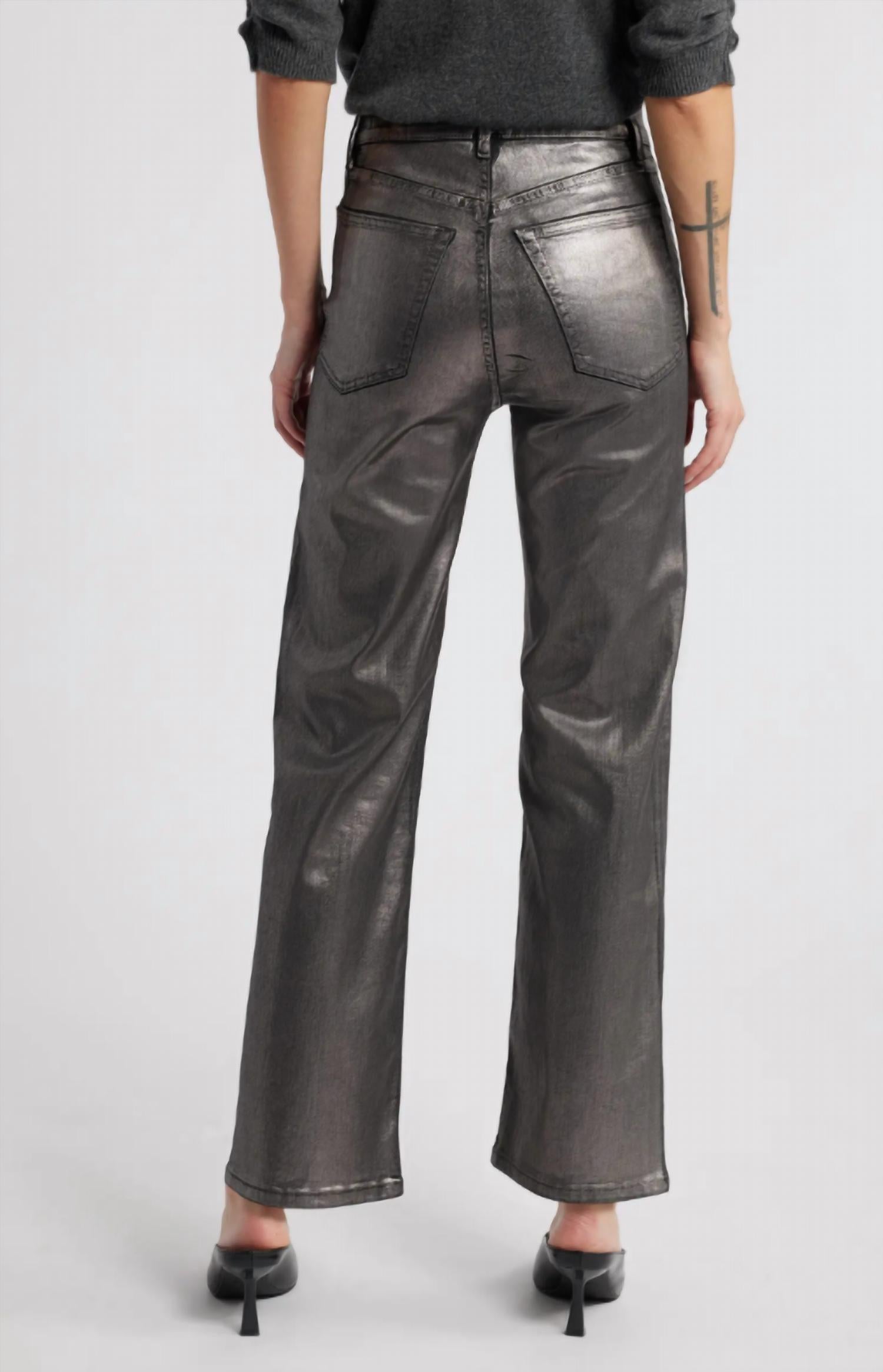 Frame - Le Sleek Straight Coated Jeans