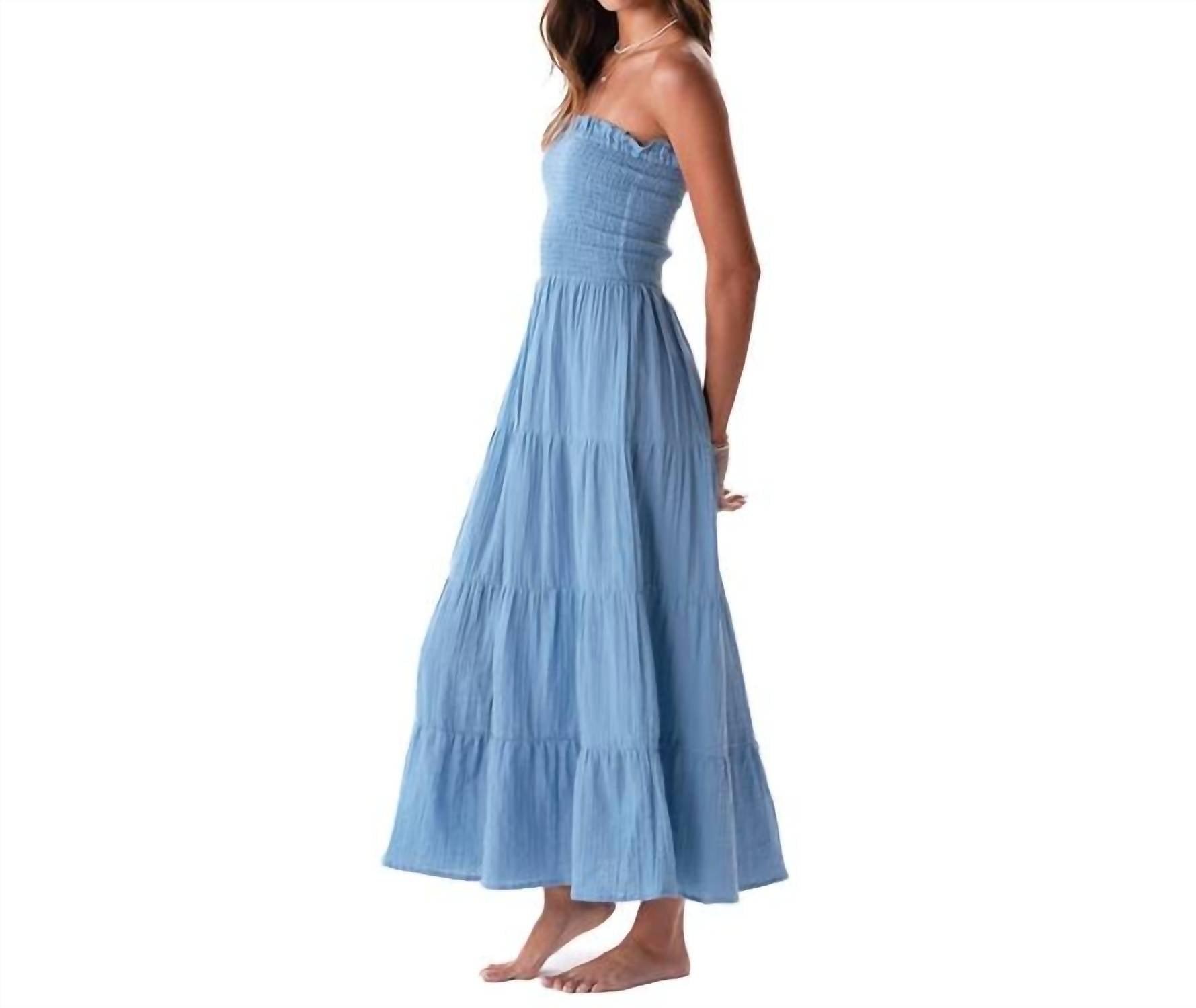 Lotus & Luna - Mai Tai Maxi Dress Denim