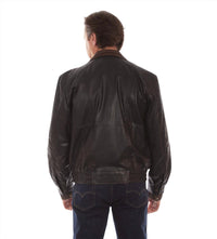 Scully - Double Collar Featherlite Leather Jacket