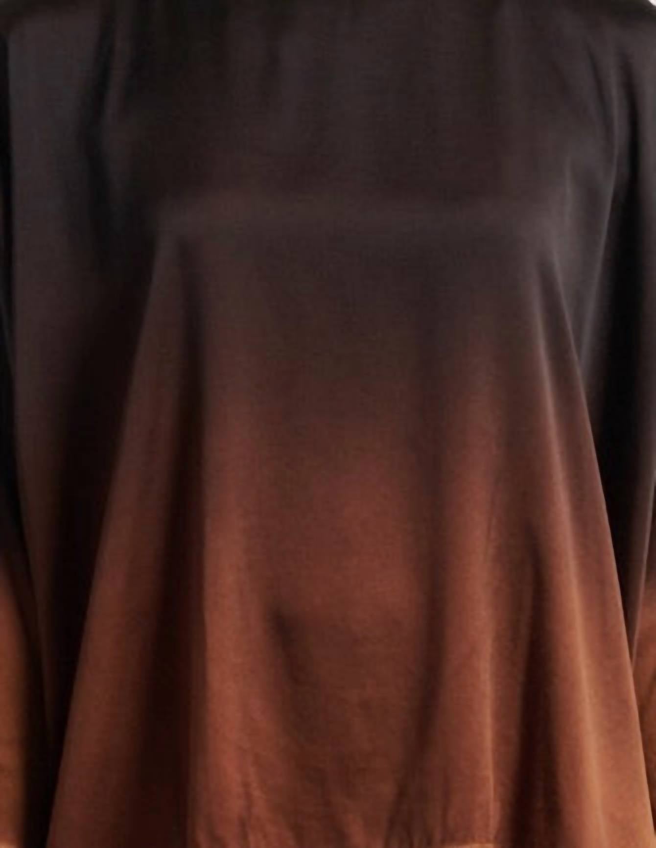 Avant Toi - Degraded 3/4 Sleeve Silk Blouse