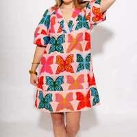 Ivy Jane - Butterflies Shift Dress