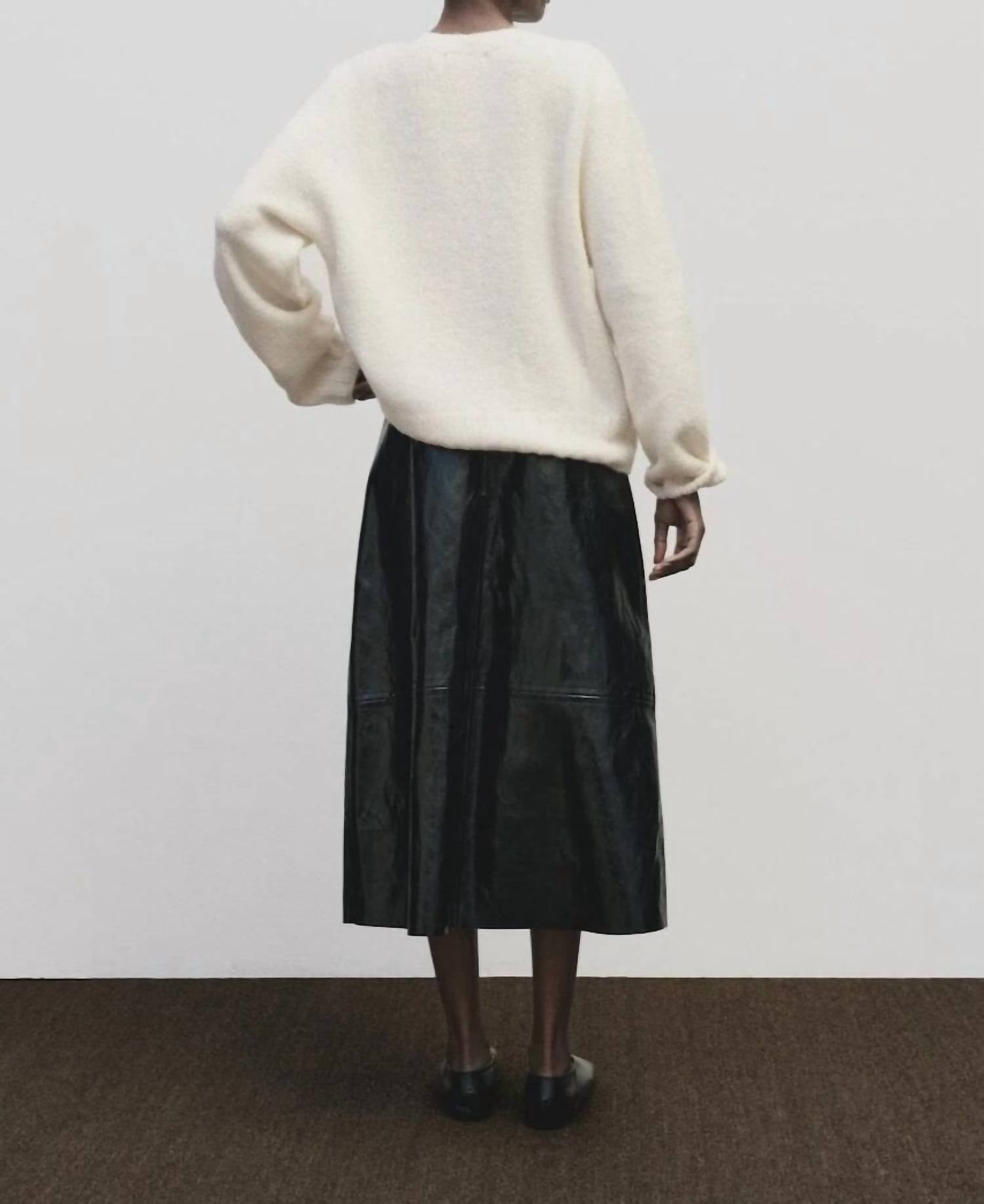 Mijeong Park - Alpaca Blend Wholegarment Knit Sweater