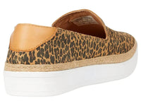REEF Women's Cushion sunrise slip ons in leopard - women's sneaker - alternate view