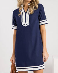 She + Sky - Nautical Dress