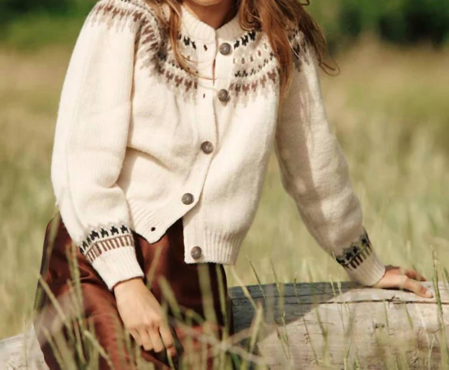 Dôen - Women's Olympia Fair Isle Cardigan