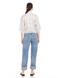Fifteen Twenty - Bernice Tie-Front Blouse