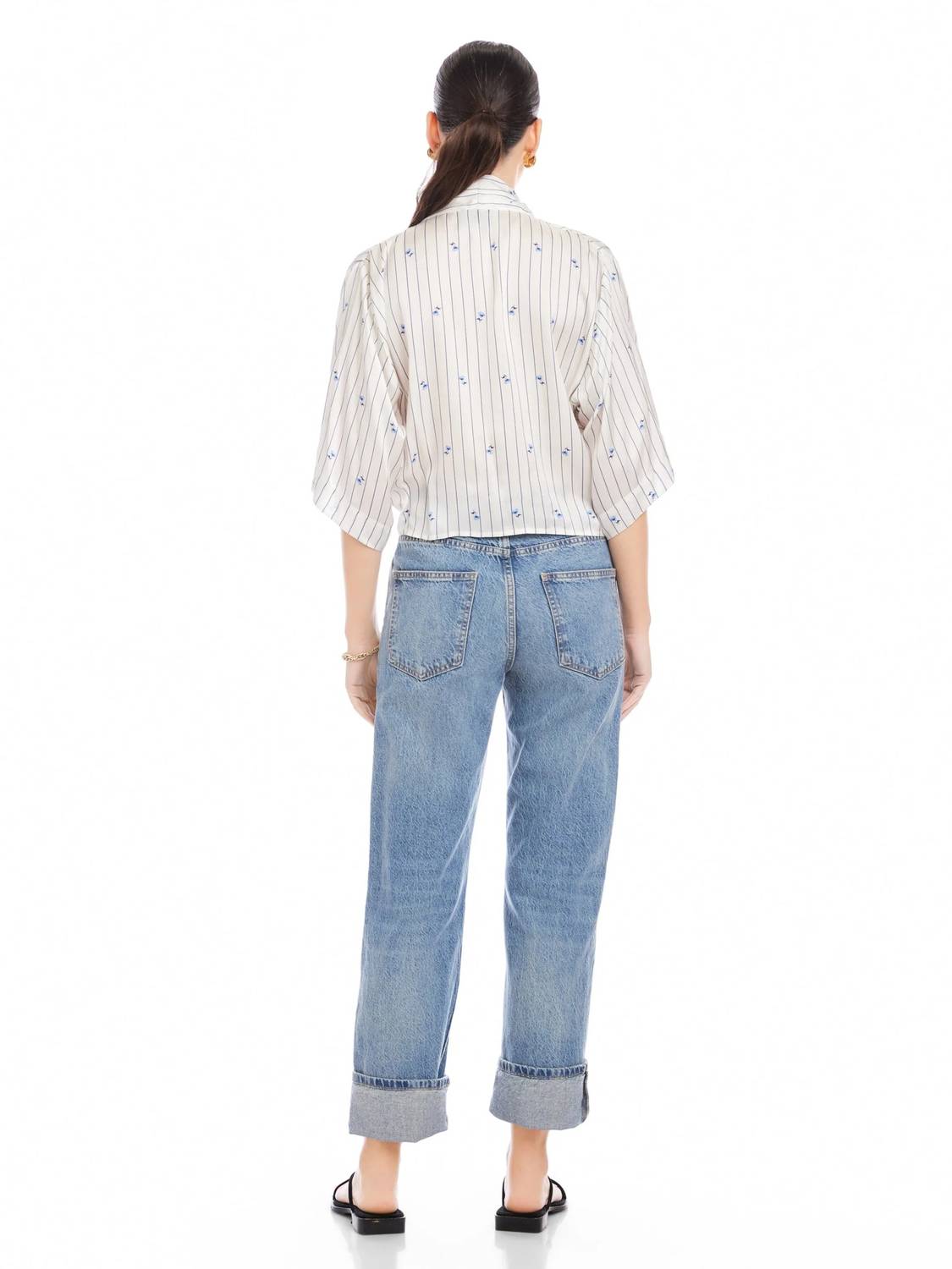 Fifteen Twenty - Bernice Tie-Front Blouse
