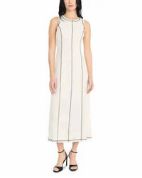 Donna Morgan - Sleeveless Linen Blend Maxi Dress With Lined Interior