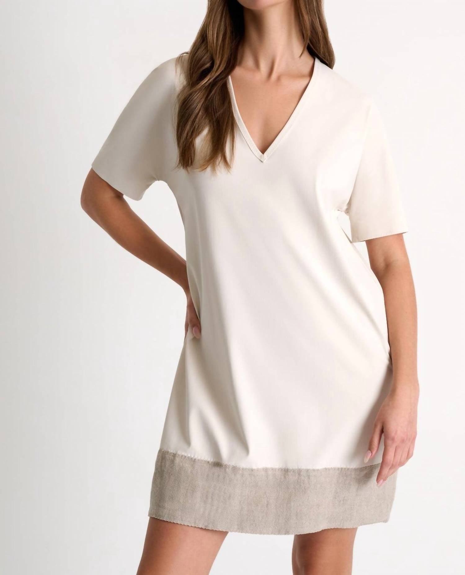 Shan - Lycra V-neck Dress