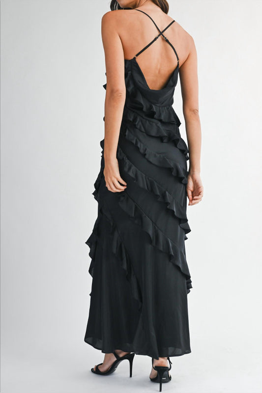 Mable - Lucia Ruffle Tiered Maxi Dress