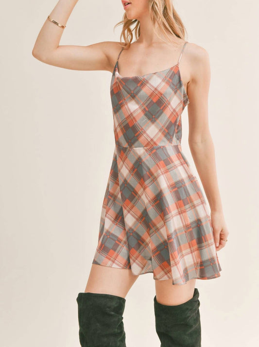 Almost Famous Cowl Neck Mini Dress