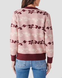Listicle - Floral Jacquard Knit Sweater