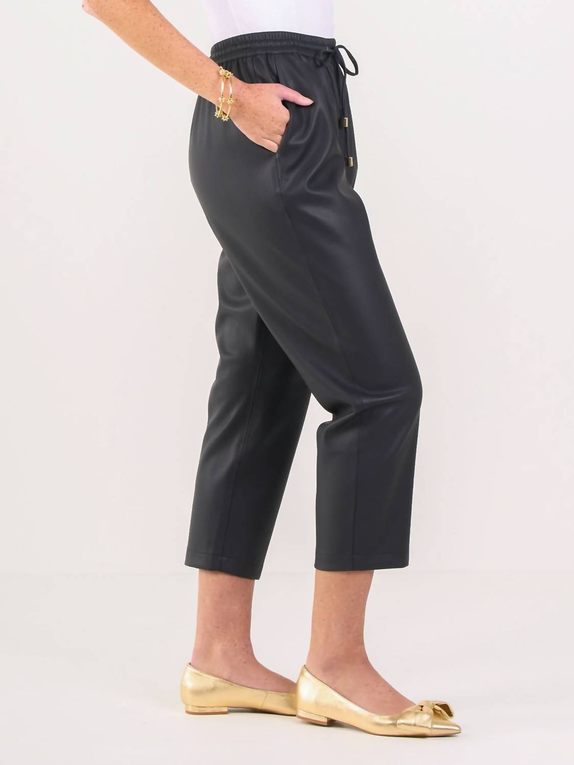 Emily Mccarthy - Vegan Leather Joy Jogger