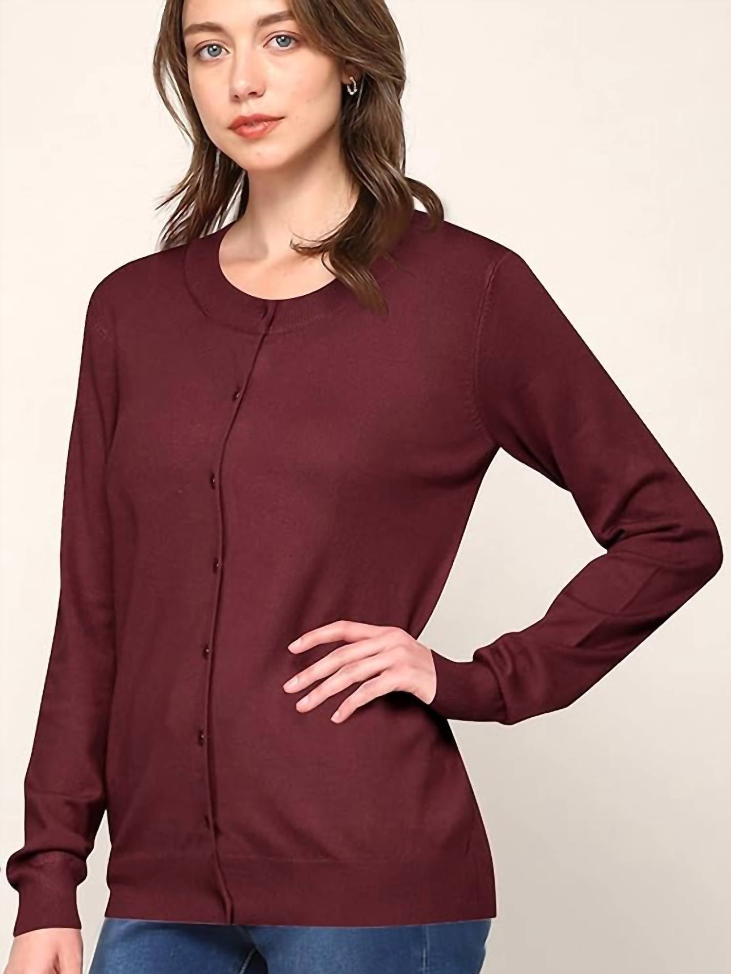 Made By Johnny - Pretty Silk Blend Knit Cardigan