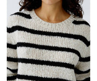 Oui - Stripe Crew Sweater
