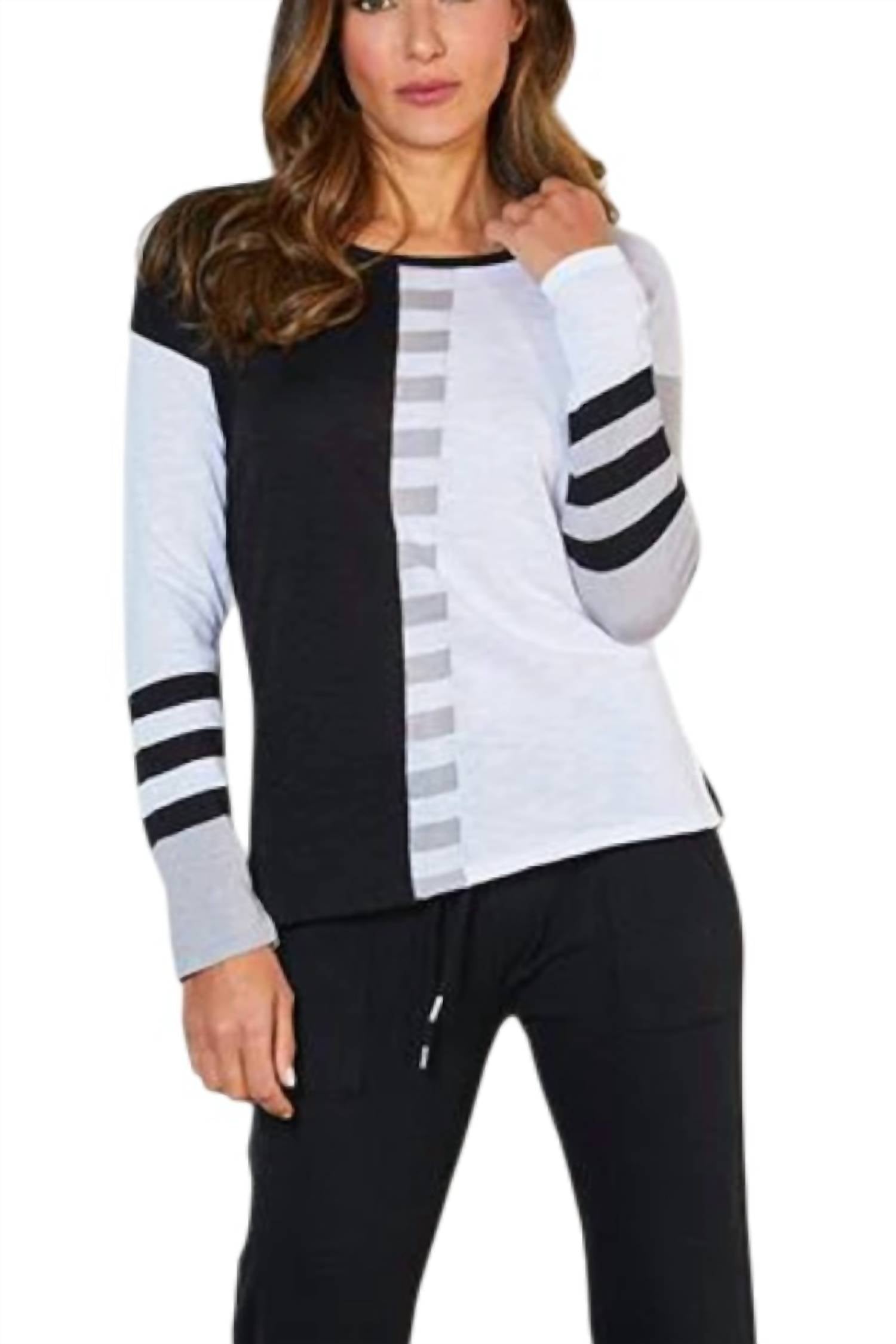 French Kyss - Bold Stripe Sweater