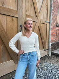 Design History - Fleur V Neck Sweater