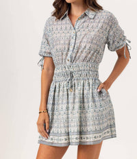 sundays Isana Dress in damas skywash - women's dress