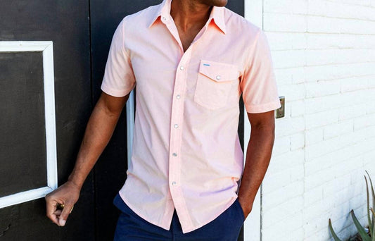 Criquet - Short Sleeve Corduroy Pearl Snap Shirt