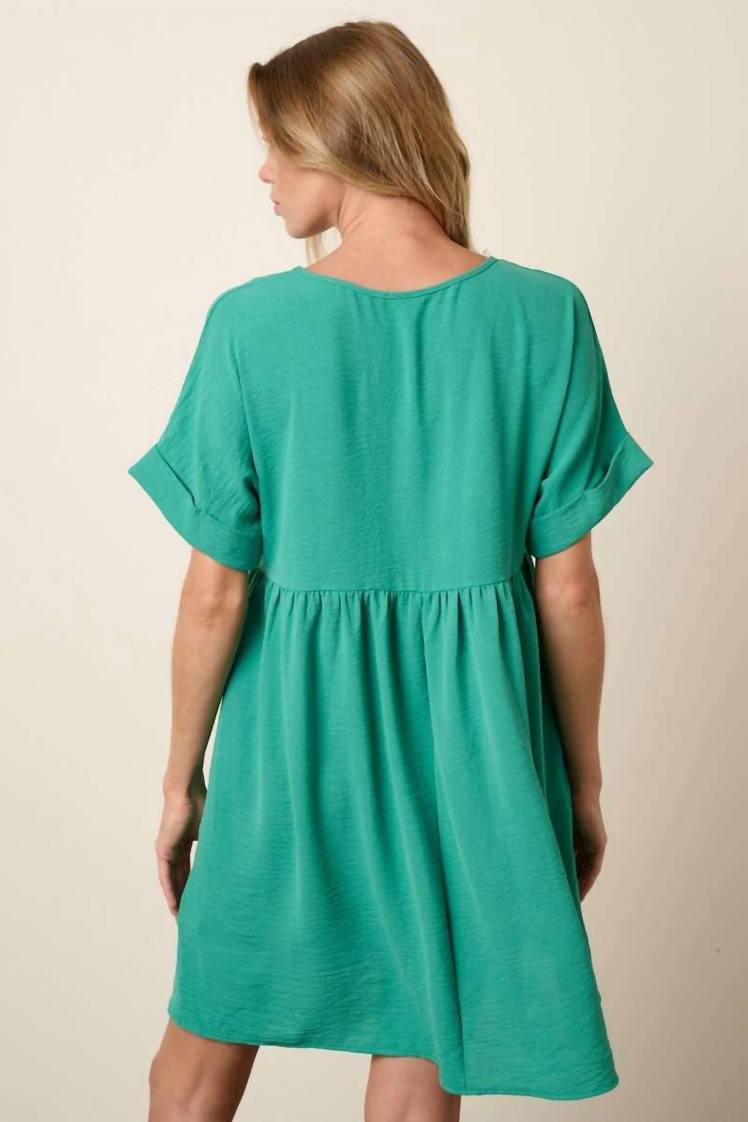 Mittoshop - Dia Tiered Short Sleeve Dress