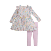 magnetic me Girl's Shroom And Bloom Modal Magnetic Dress And Legging Set in pink - item