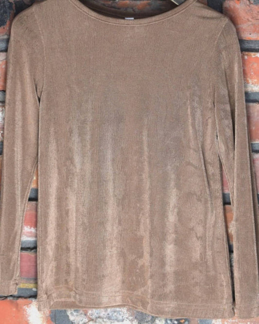 Ml Kids - Girls' Basic Long Sleeve Fitted Top