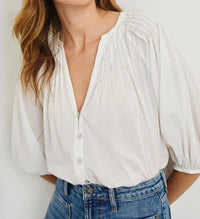 Rails - White Cassat Blouse
