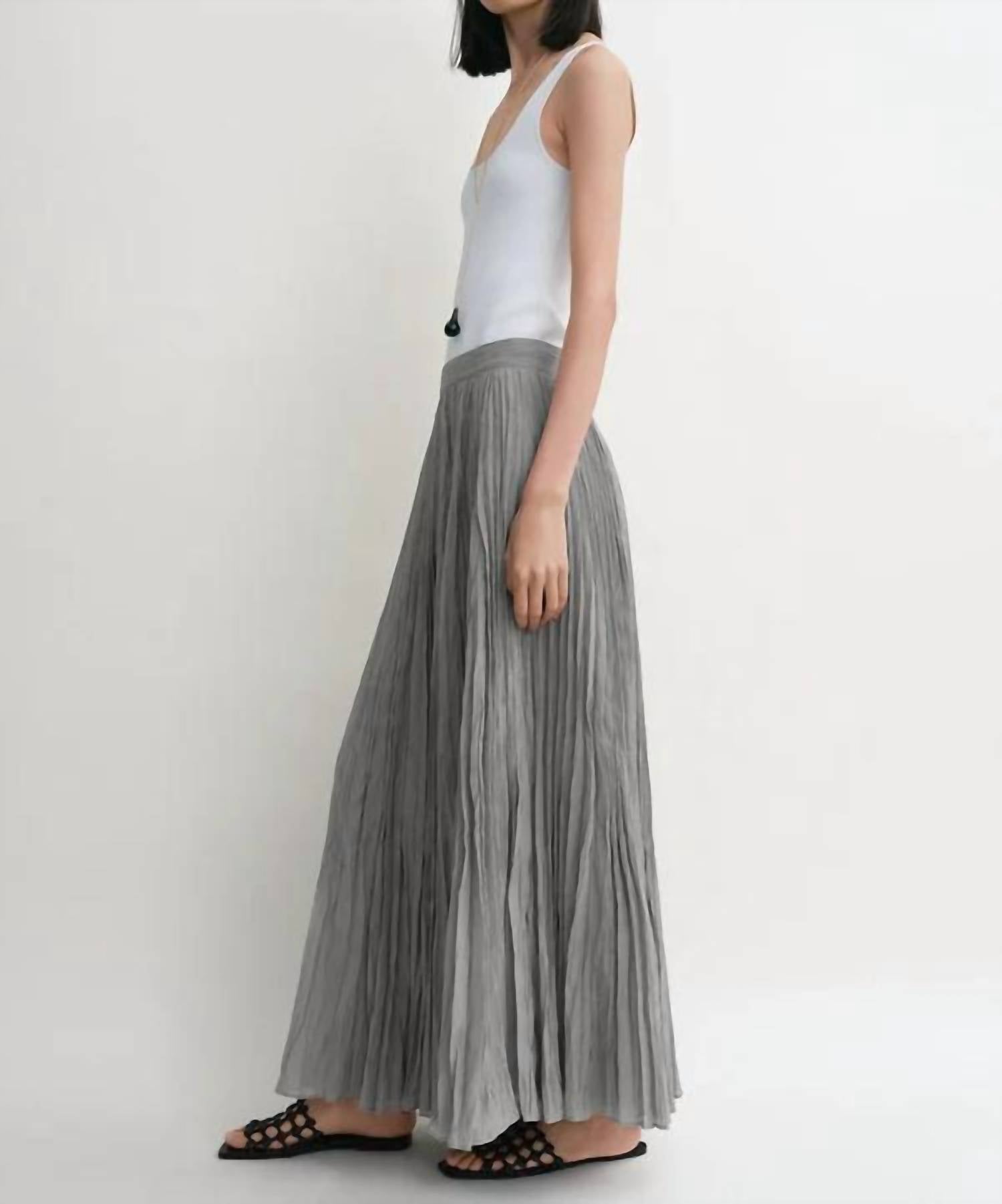 Toteme - Crinkled Plisse Skirt
